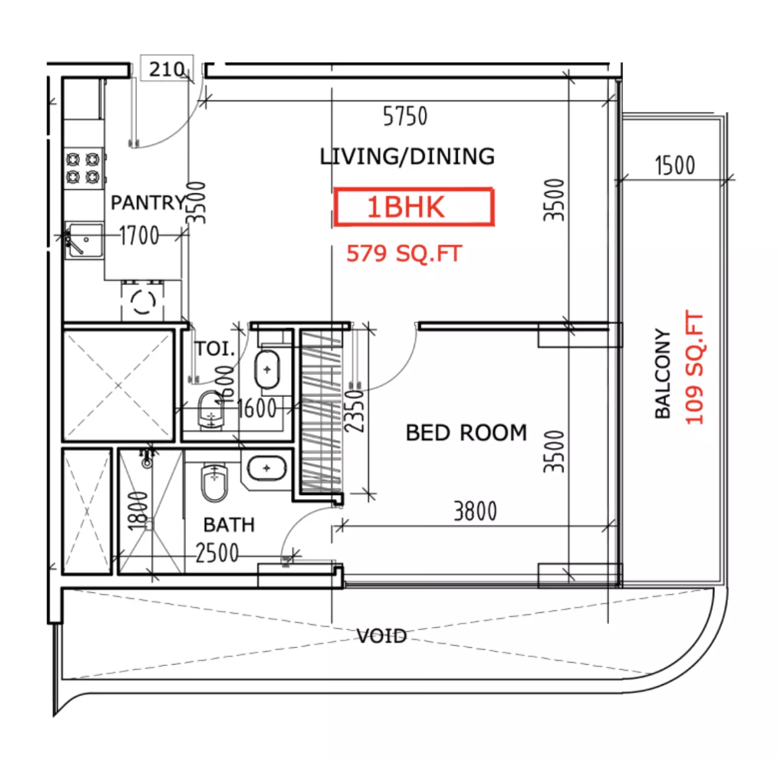 Unit floor plan image