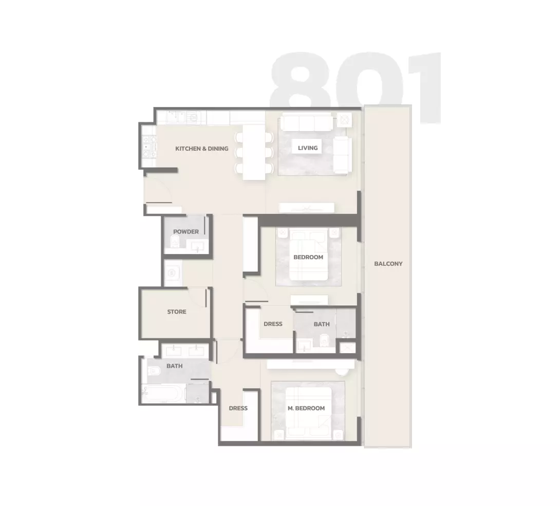Unit floor plan image