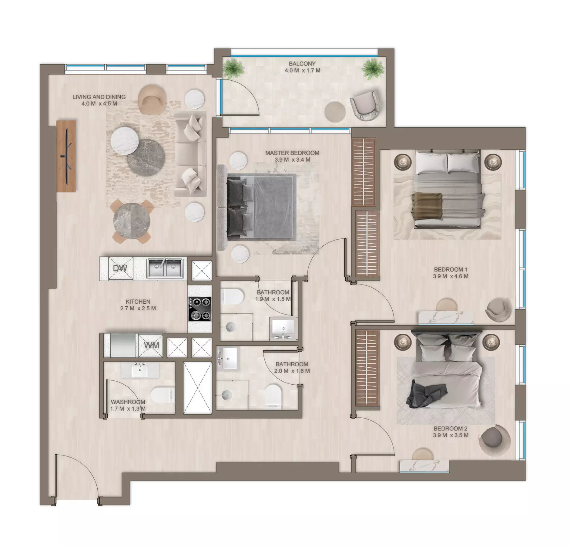 Unit floor plan image