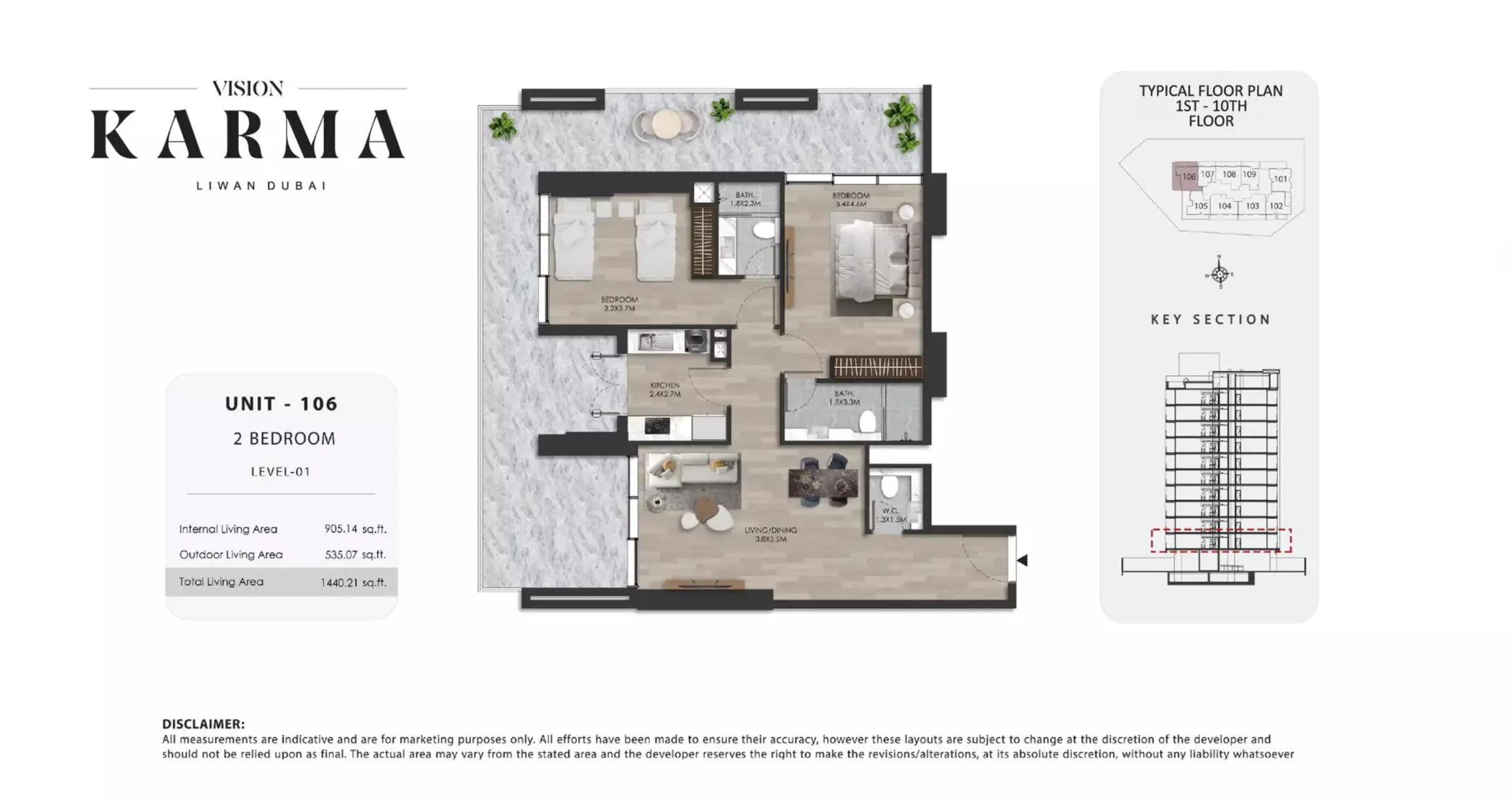 Unit floor plan image