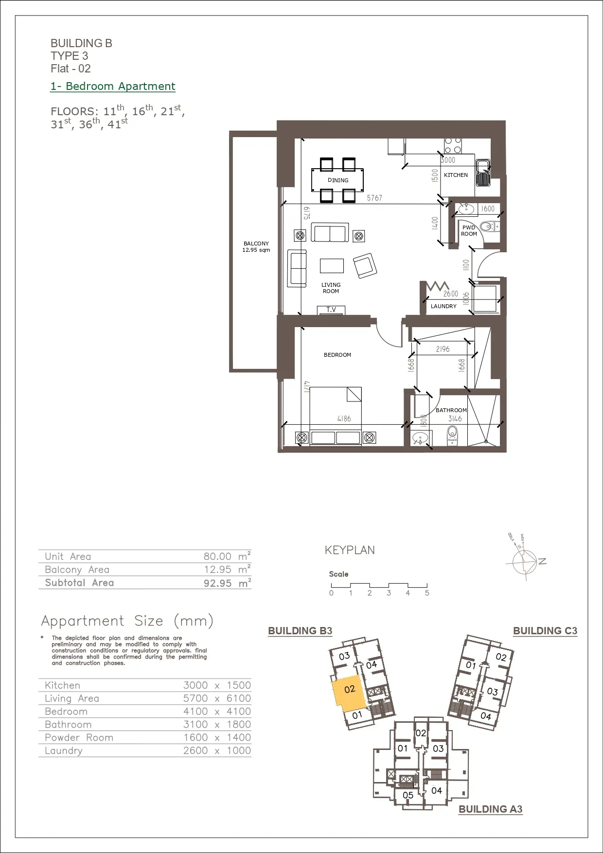 Unit floor plan image