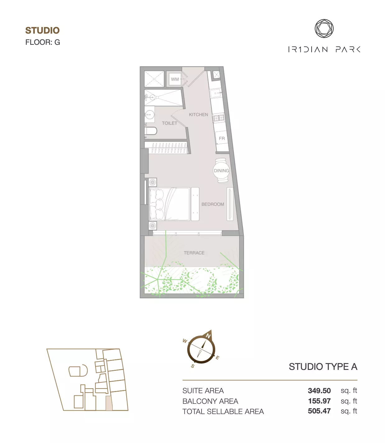 Unit floor plan image