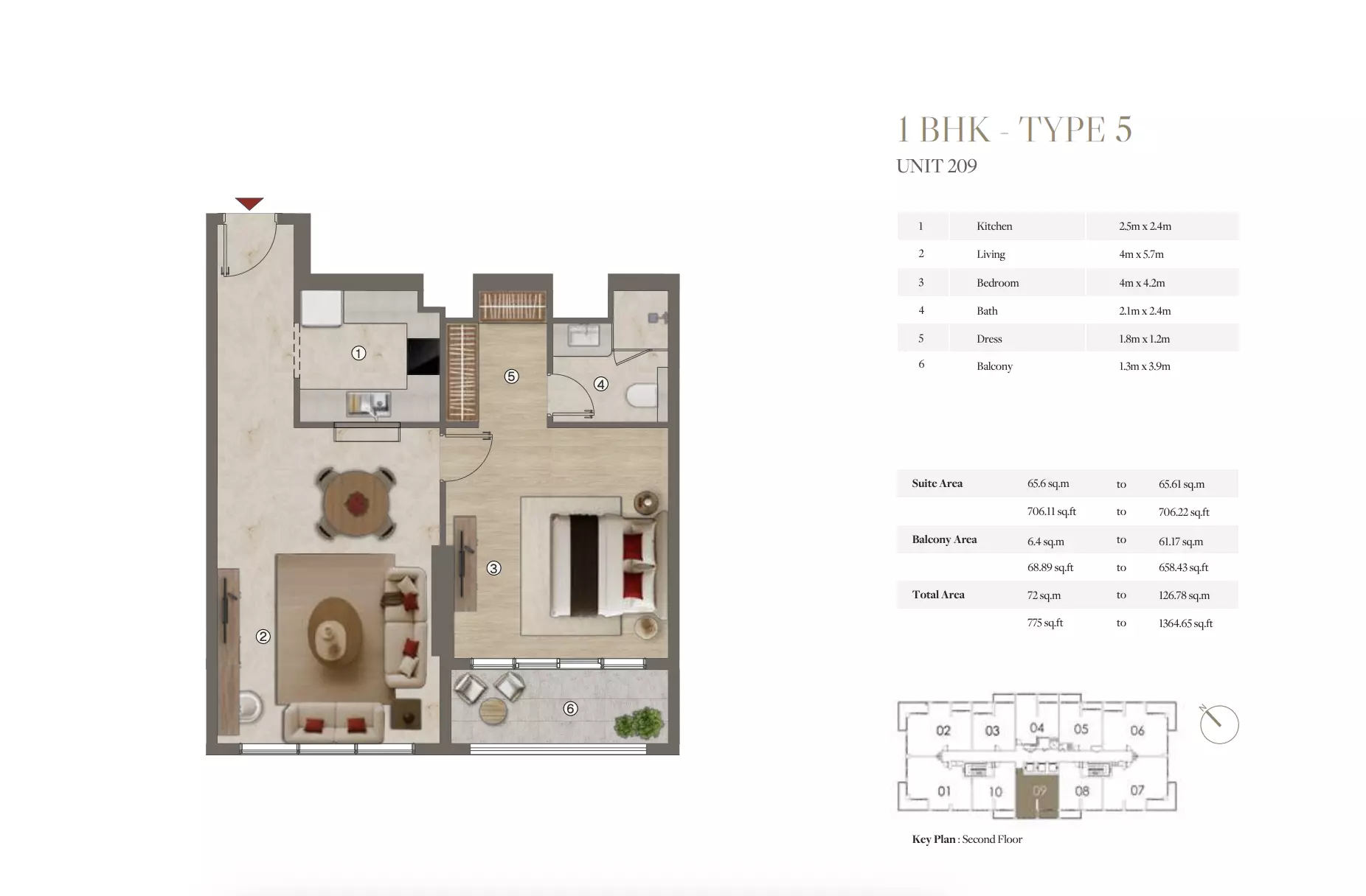 Unit floor plan image