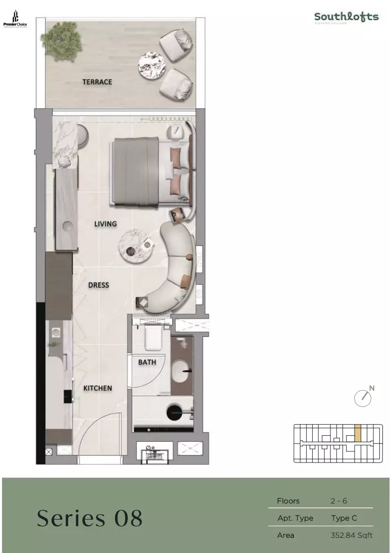Unit floor plan image