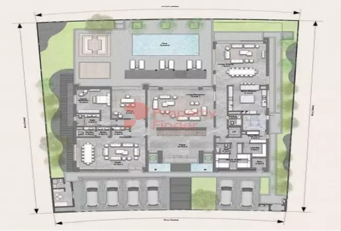 Reem Hills Villas — 6BR floor plan