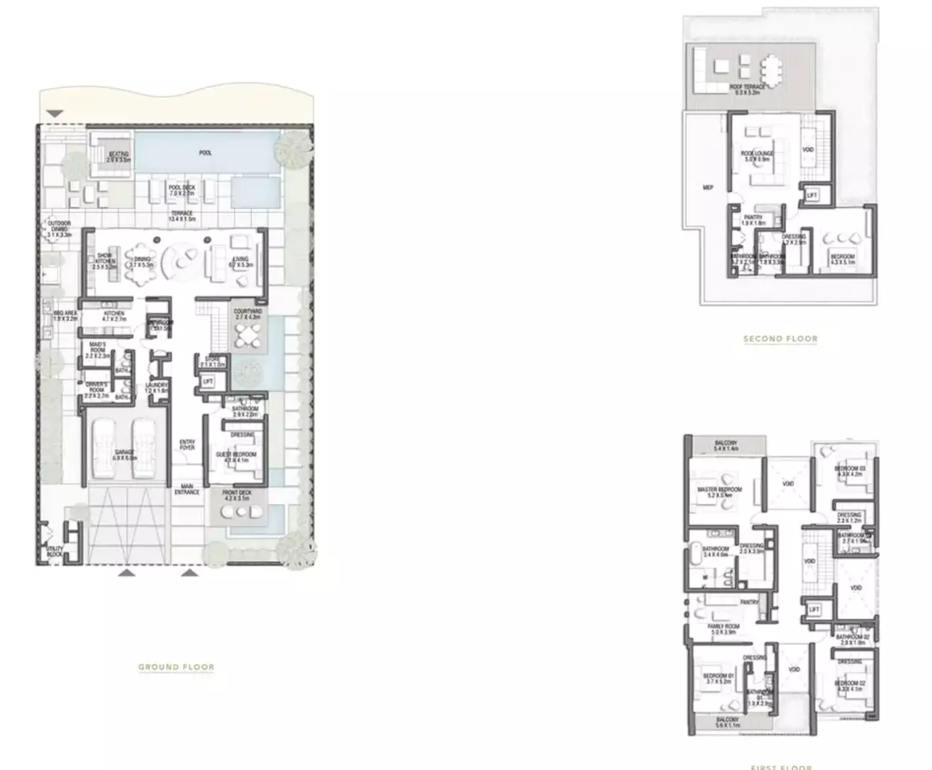 صورة مخطط ارضية الوحدة