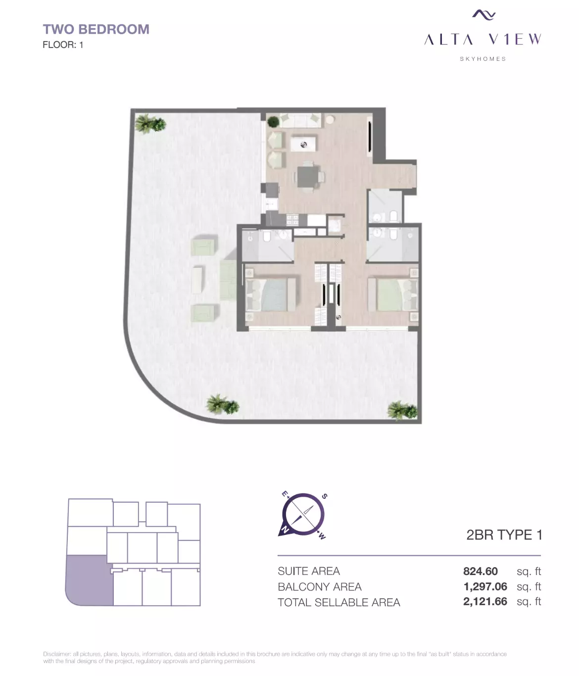 Unit floor plan image