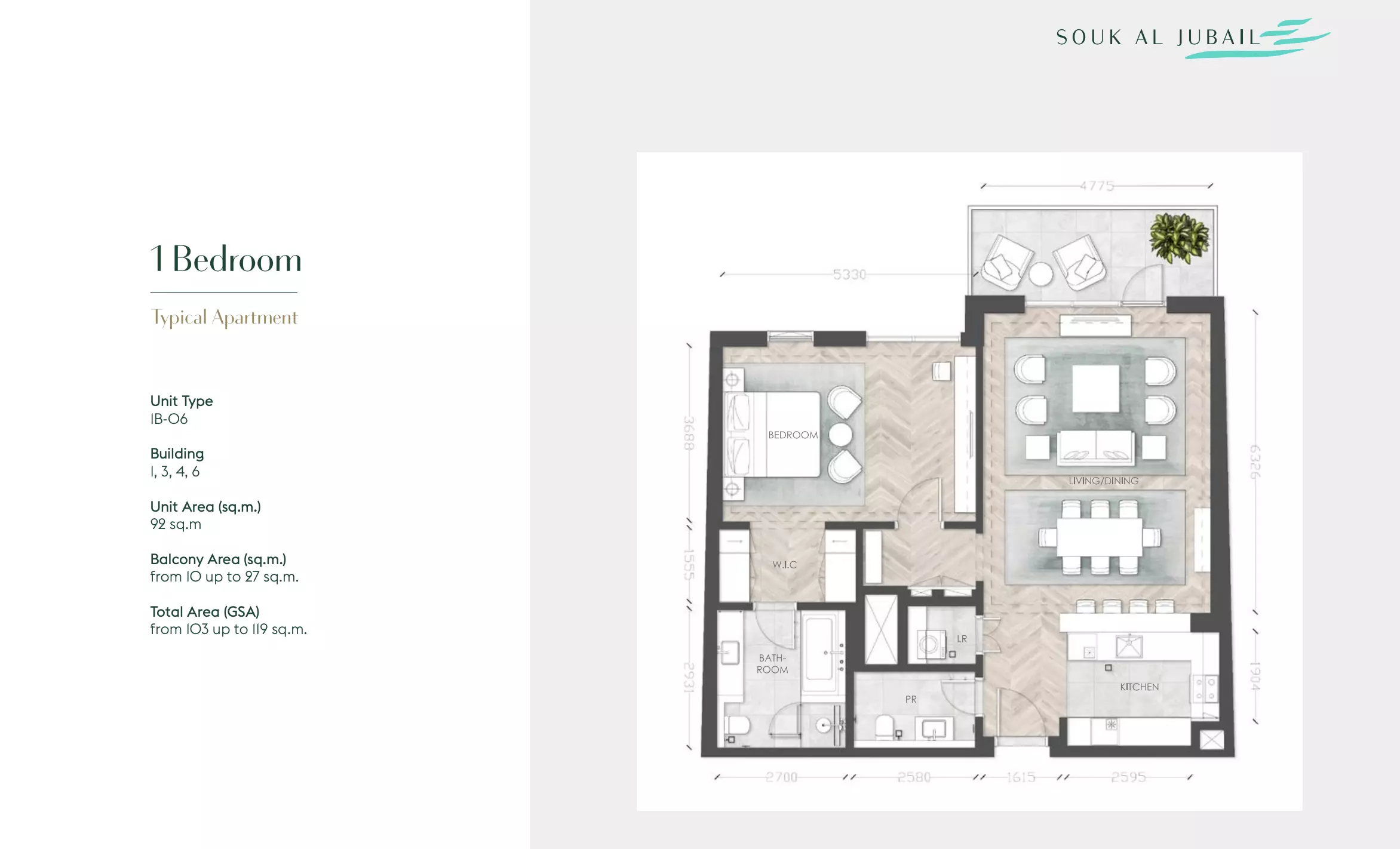 Unit floor plan image