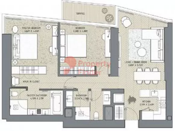 The Address Residences Dubai Opera T2-Unit 04, 2 beds