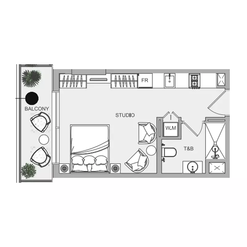 Unit floor plan image