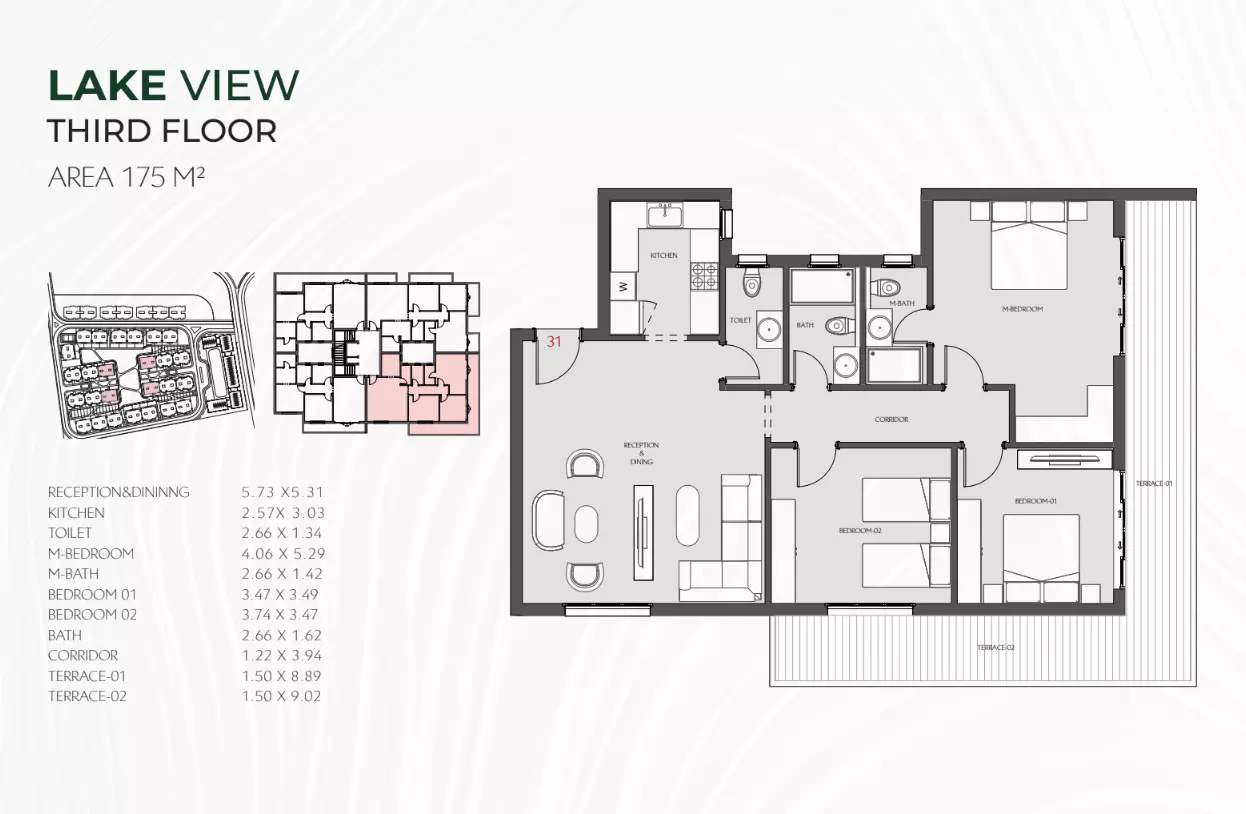 صورة مخطط ارضية الوحدة