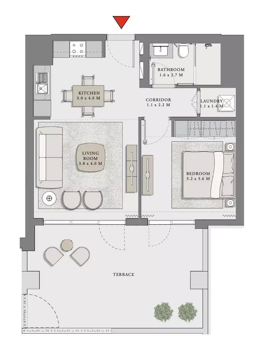 Creek Beach Lotus UNIT 101 LEVEL 01 Building 4, 1 bed