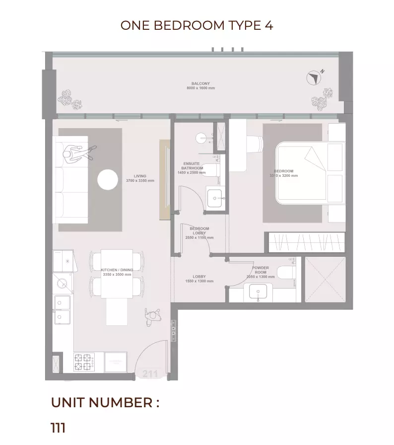 Unit floor plan image