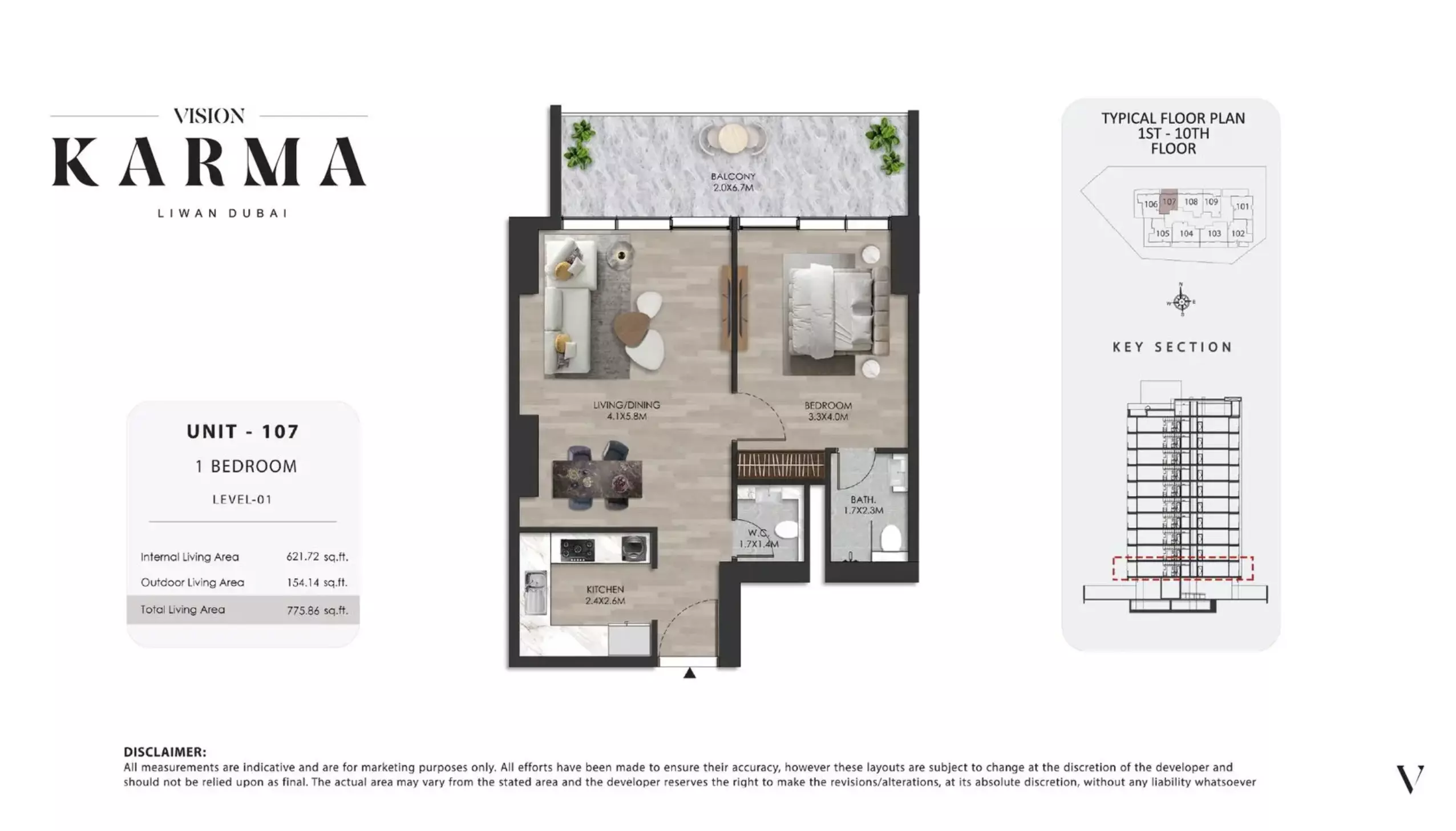 Unit floor plan image