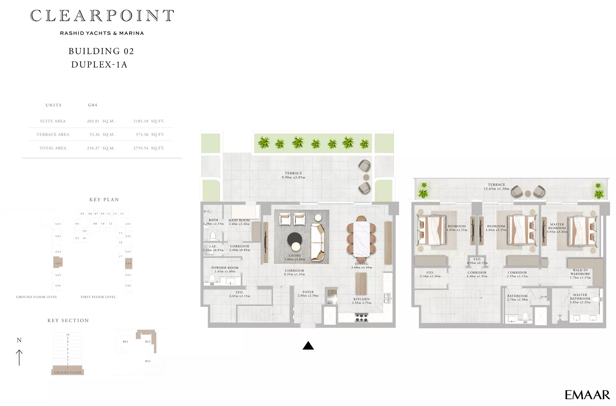 Clearpoint Building 2 _ Type 1A Duplex, 3 beds