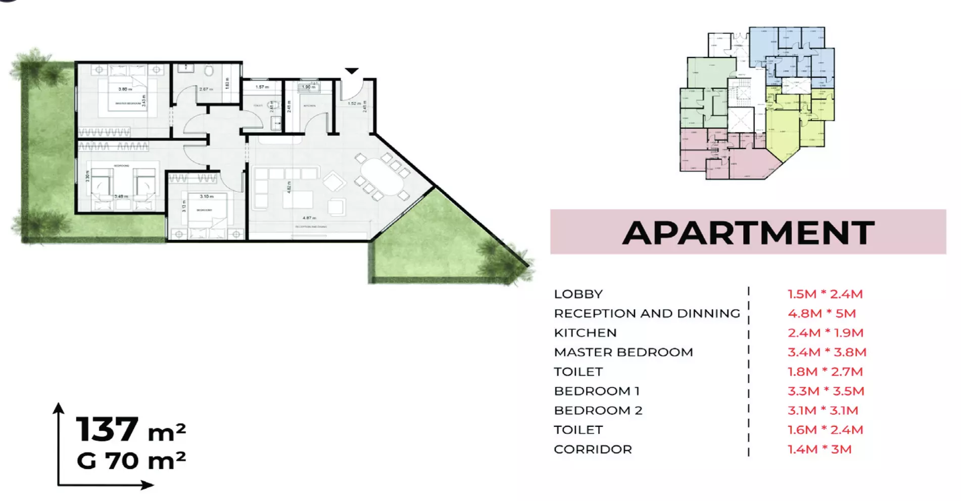 صورة مخطط ارضية الوحدة