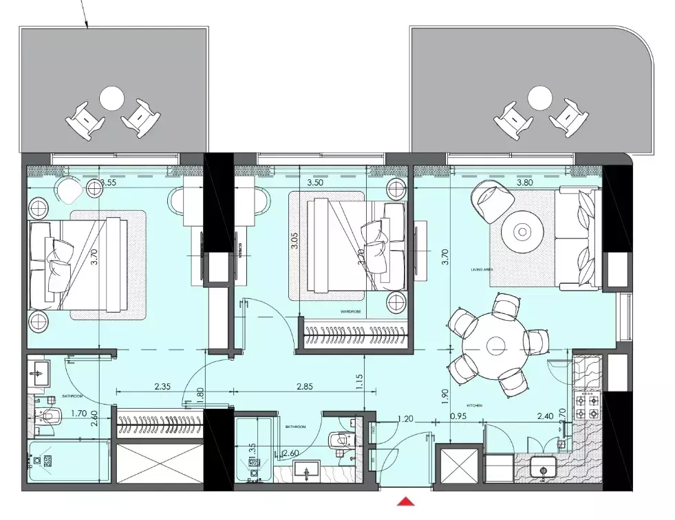 Unit floor plan image