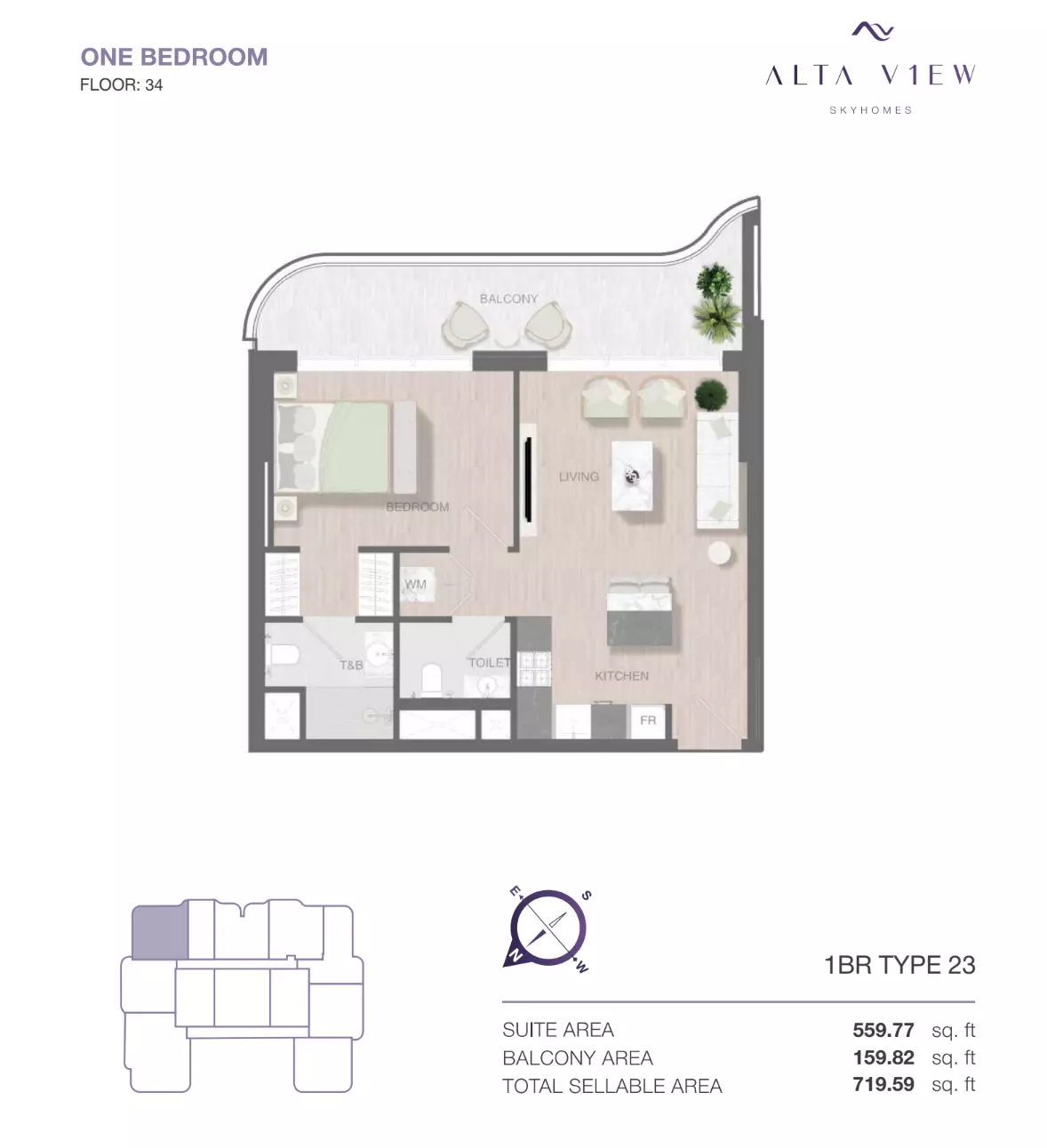 Unit floor plan image