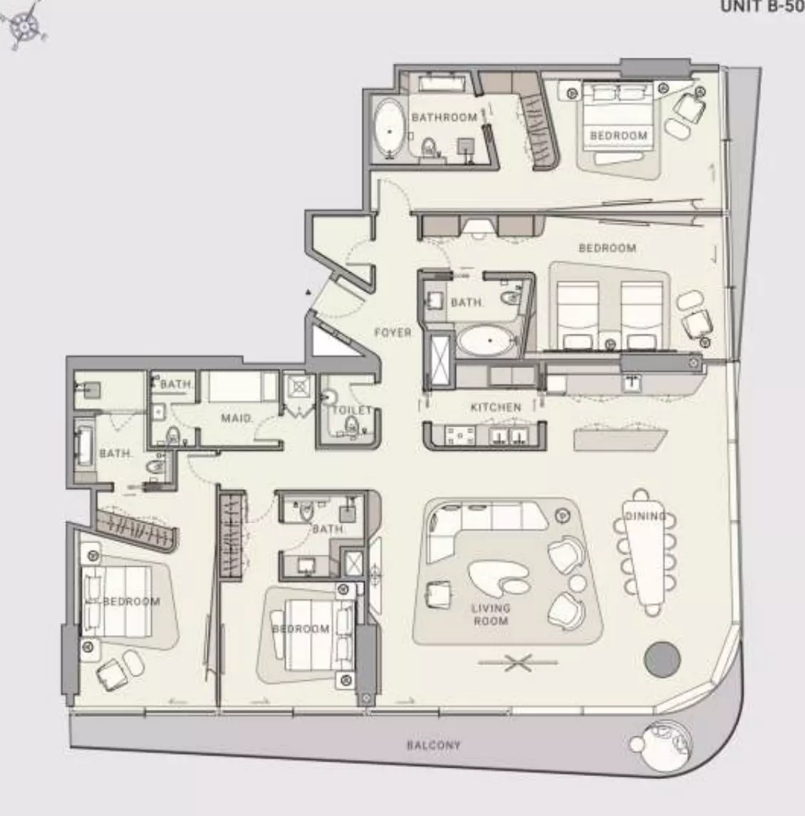 Unit floor plan image