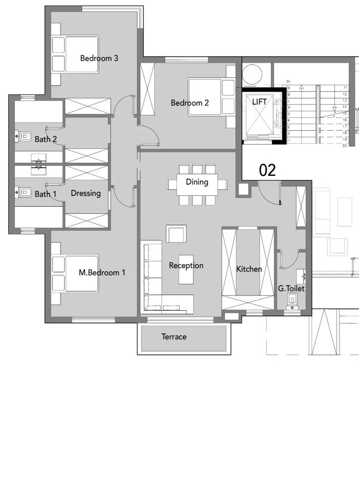 Unit floor plan image