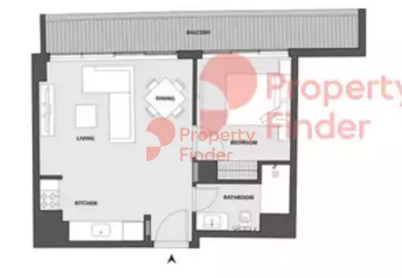 15 Northside Tower B Unit 712, Seventh Floor, 1 bed