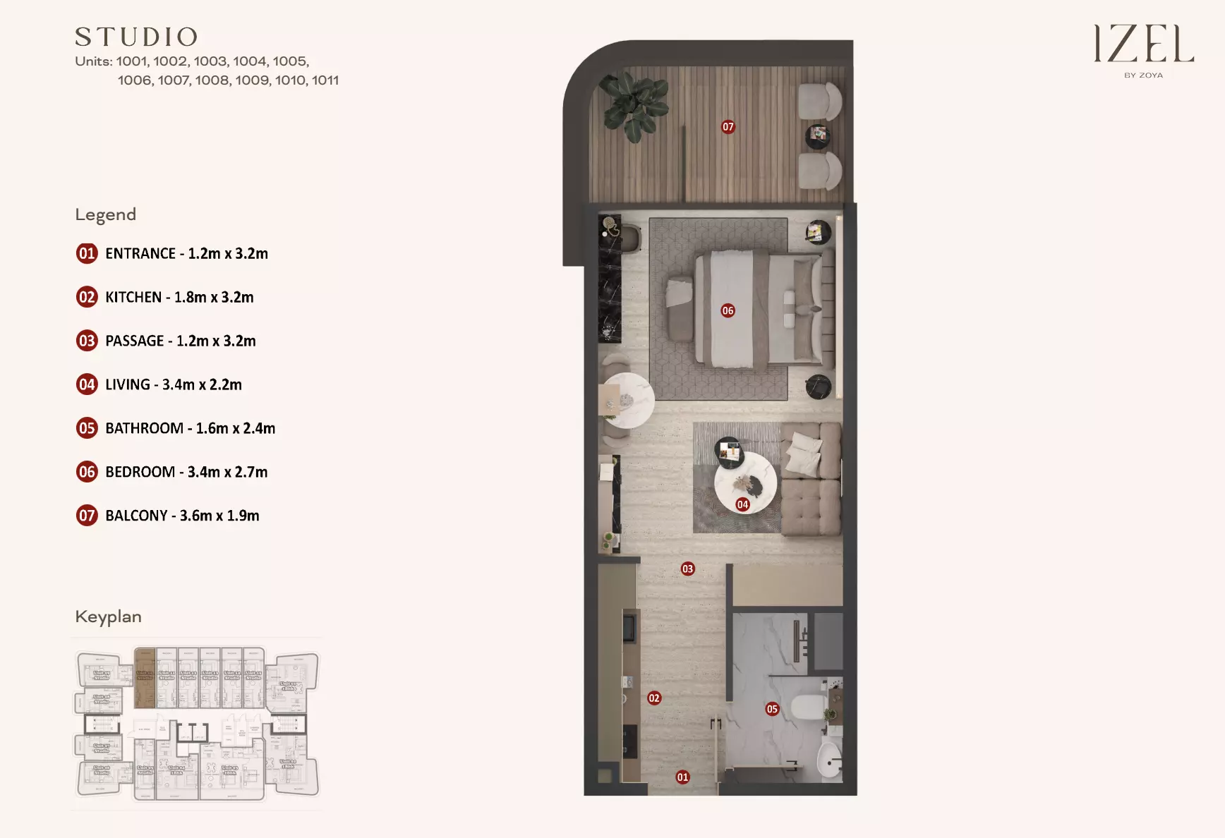 Unit floor plan image