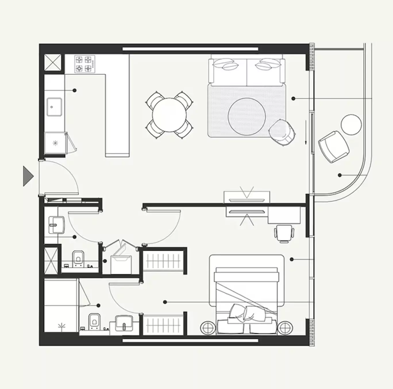 Unit floor plan image