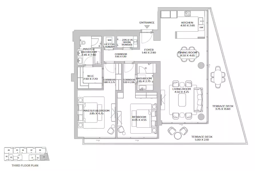 Unit floor plan image