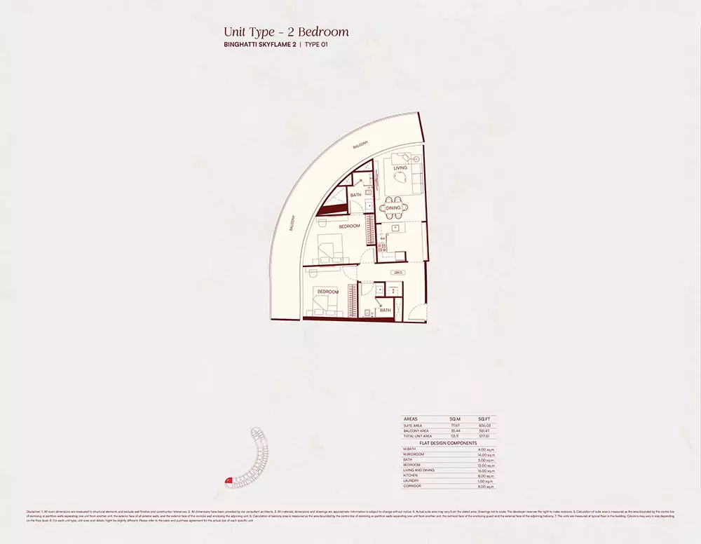 Unit floor plan image