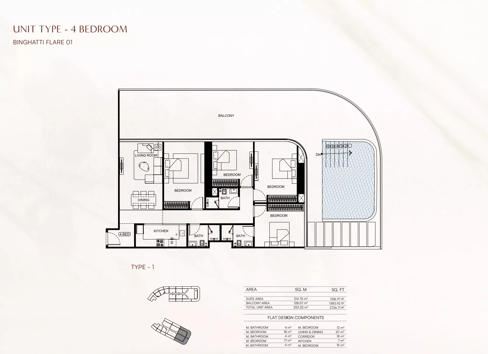 Unit floor plan image