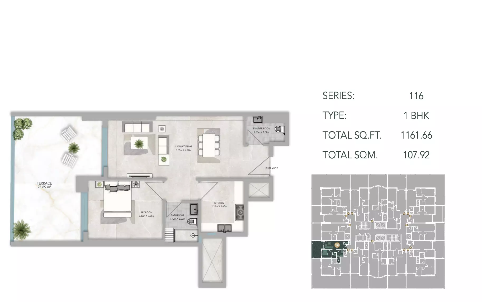 Unit floor plan image