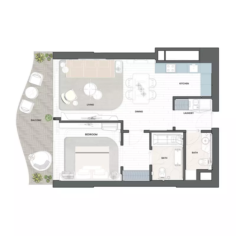 Unit floor plan image