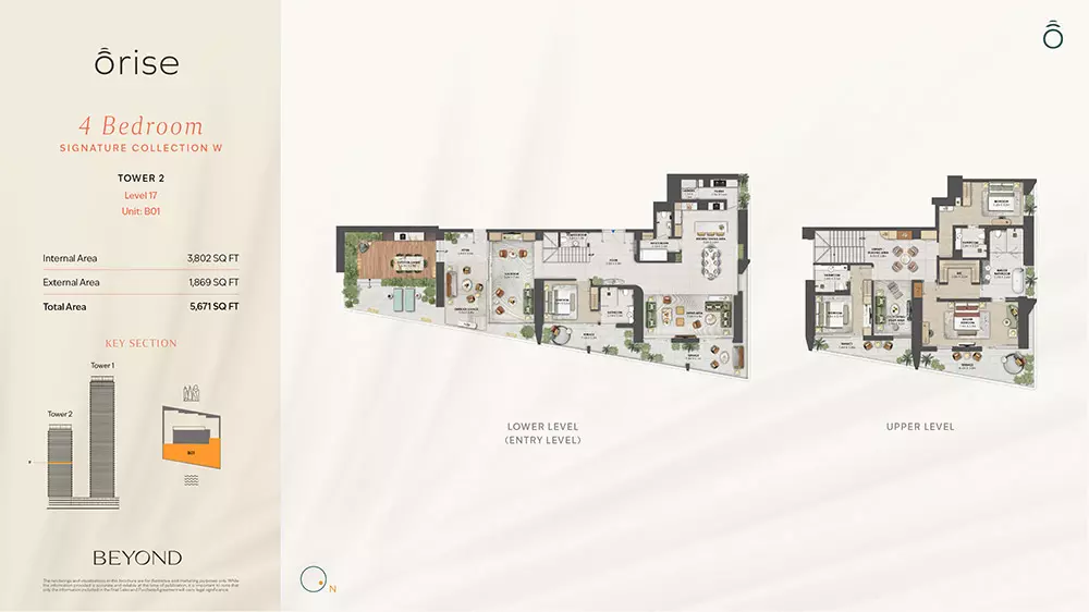Orise — 4BR floor plan