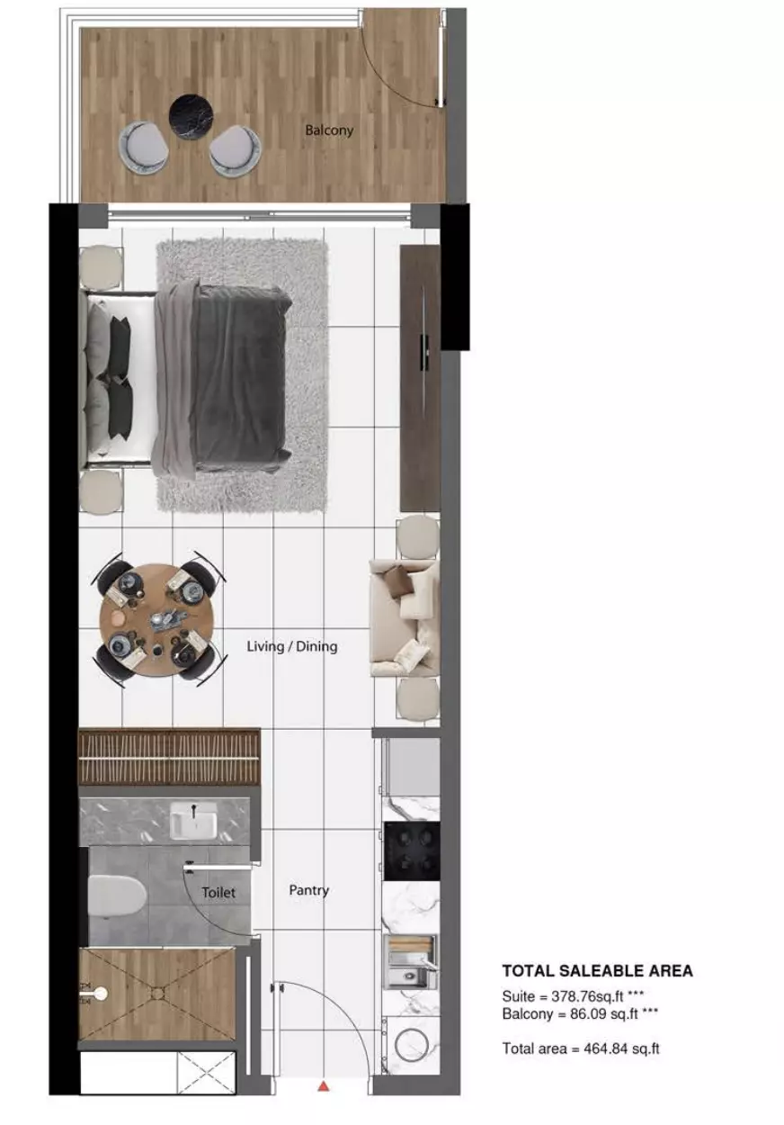 Unit floor plan image