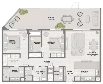 Elara Type 2E, 2 beds