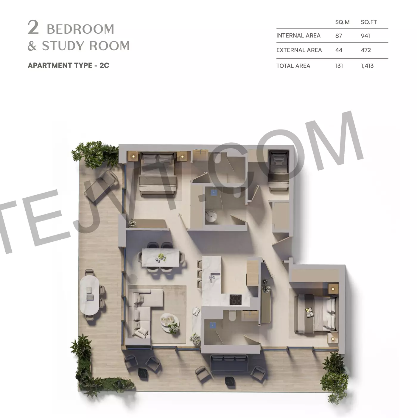 Unit floor plan image