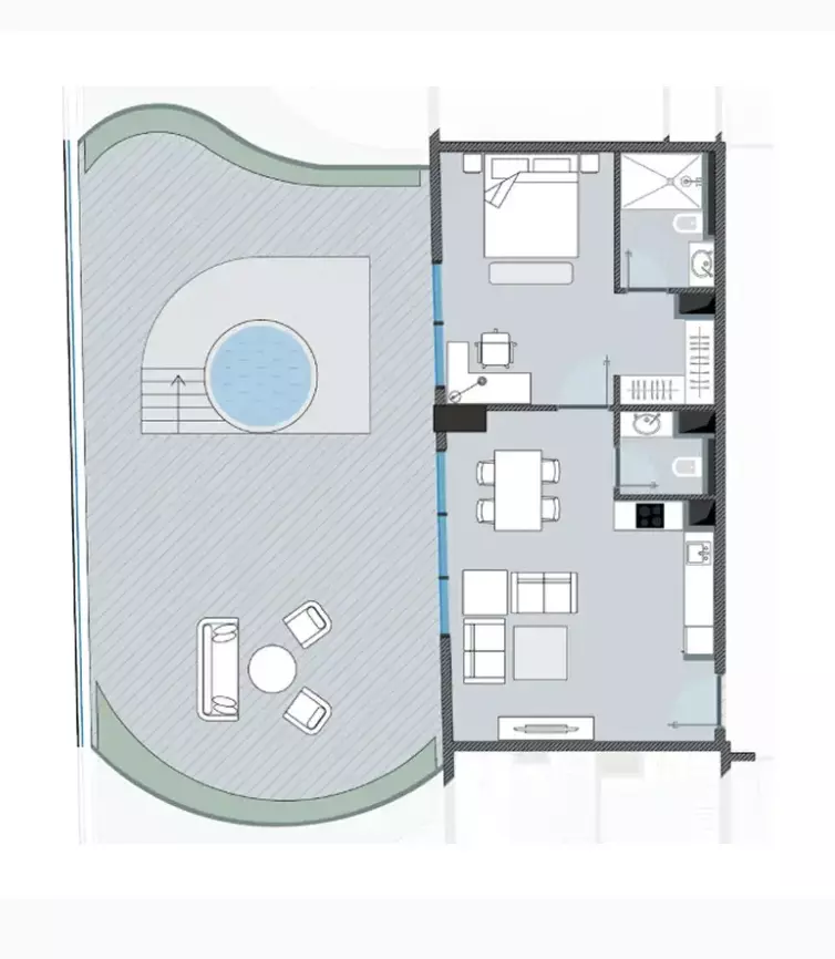 صورة مخطط ارضية الوحدة