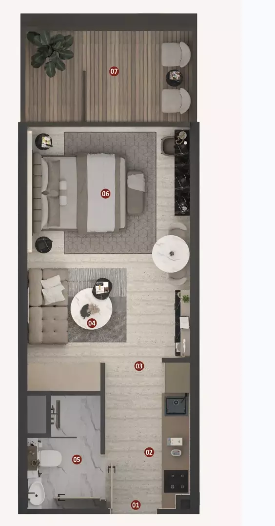 Unit floor plan image