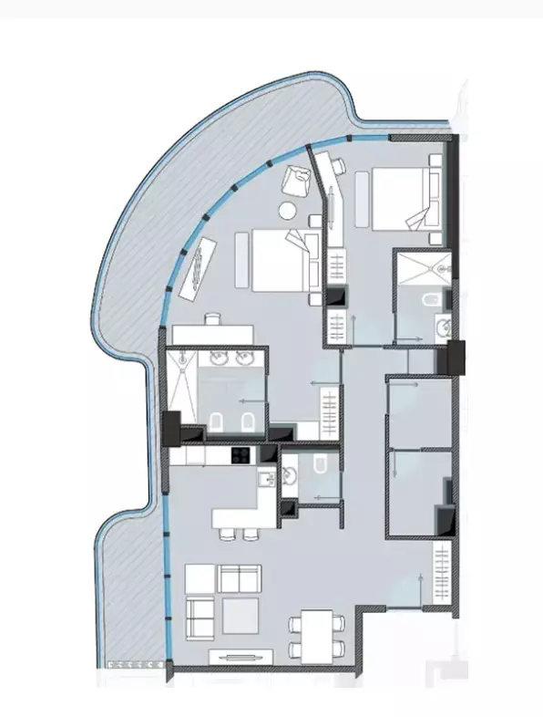 صورة مخطط ارضية الوحدة