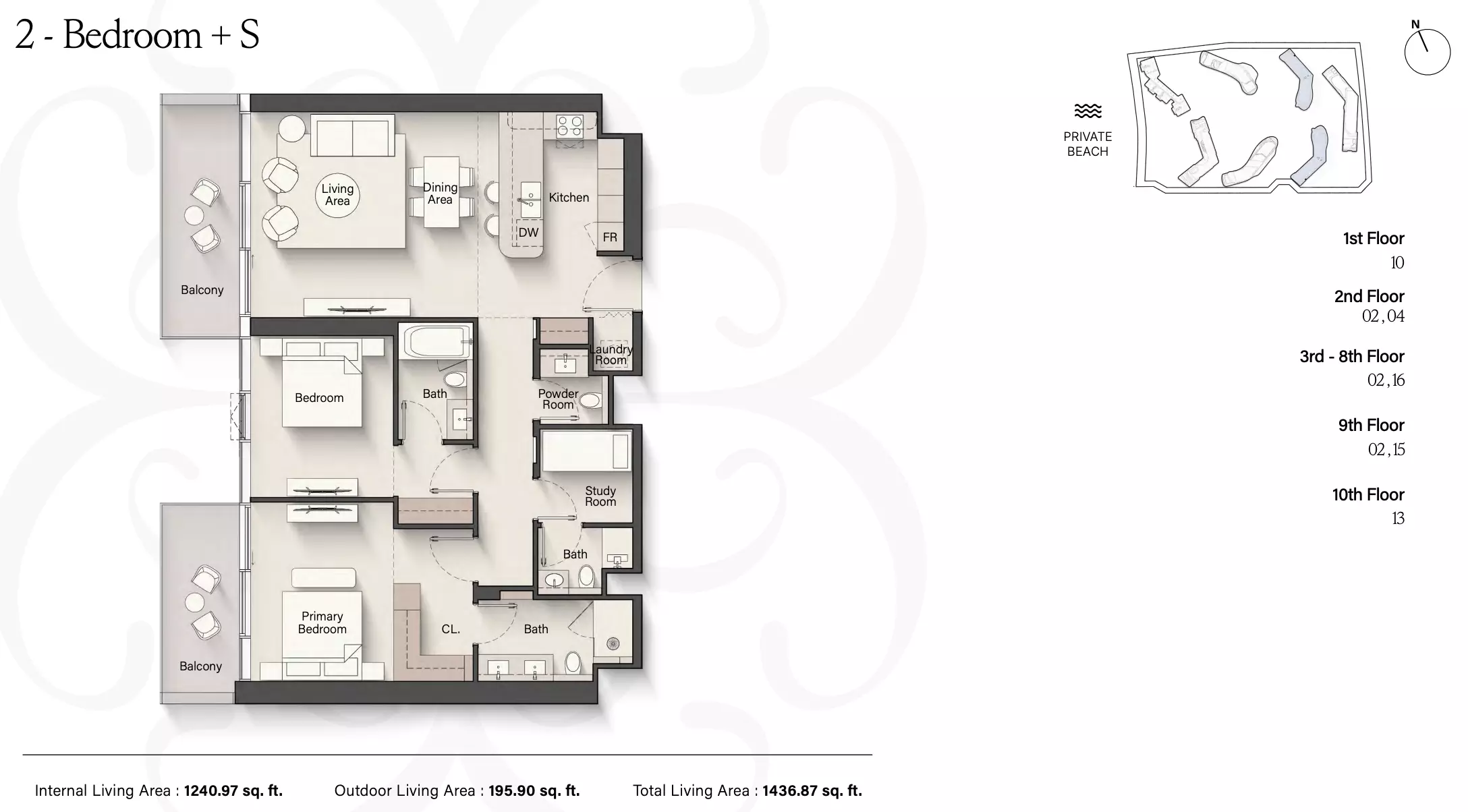Unit floor plan image