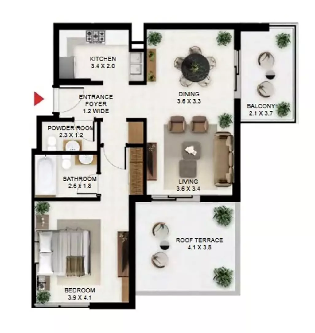 Unit floor plan image