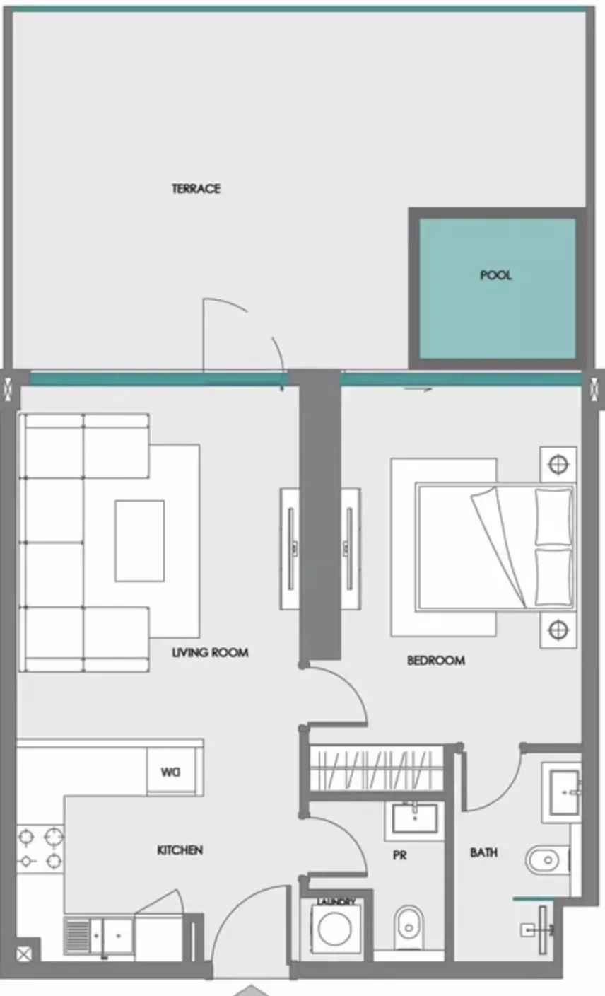 Unit floor plan image