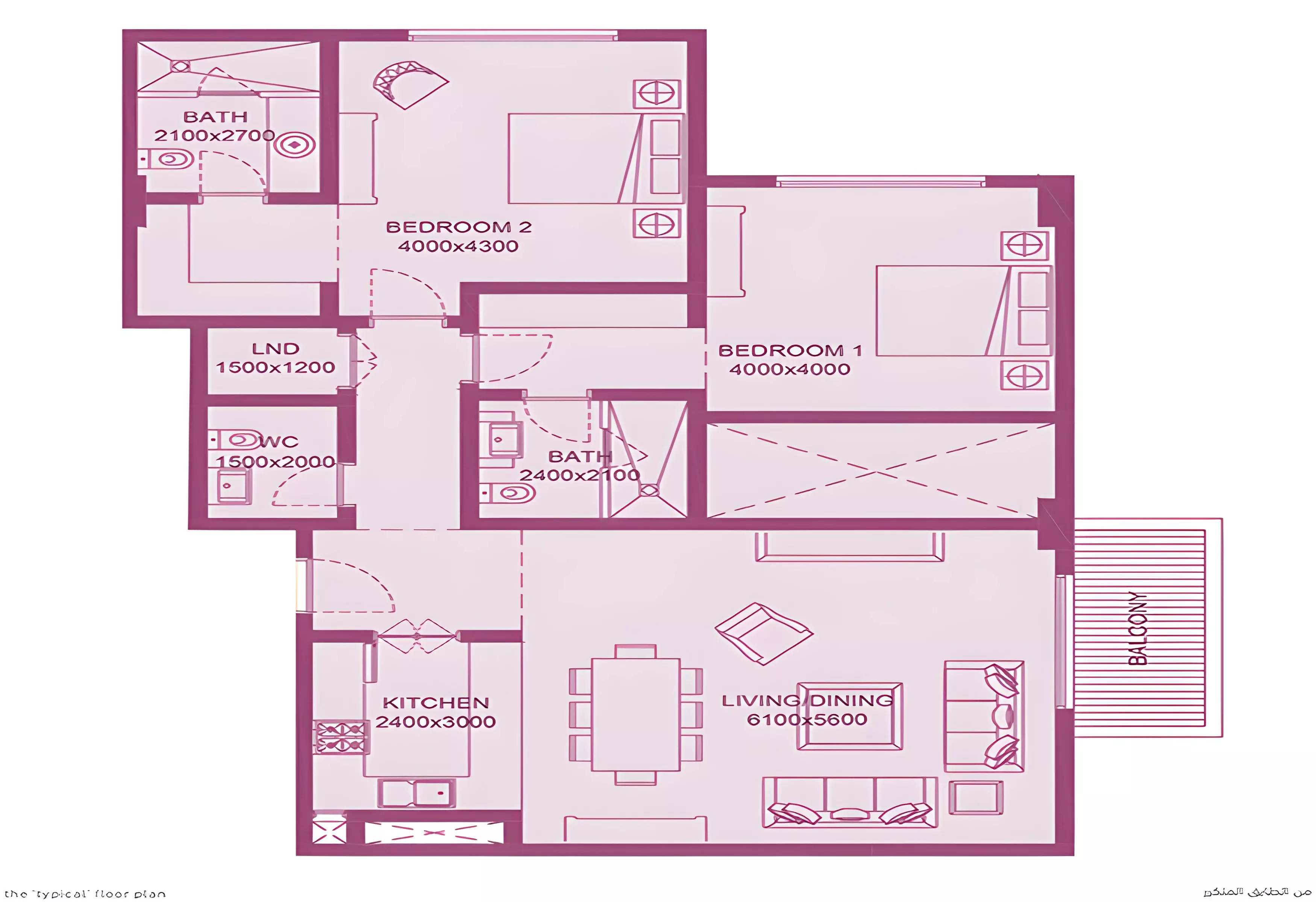 Unit floor plan image