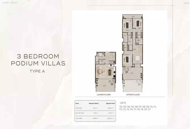 At 85 Residences — 3BR floor plan
