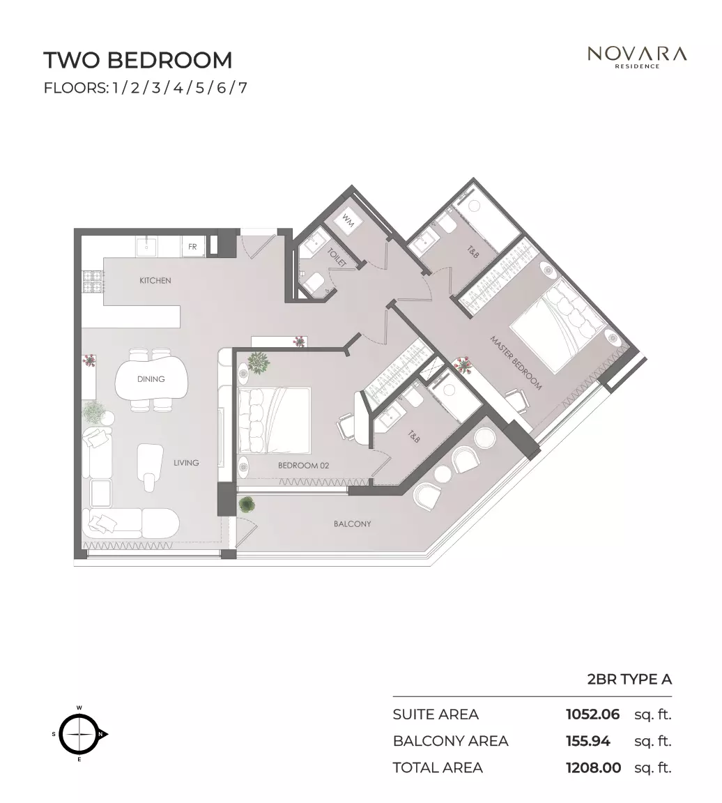 Unit floor plan image