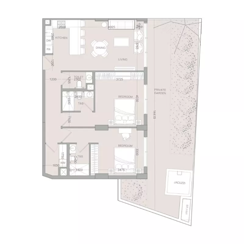 Unit floor plan image
