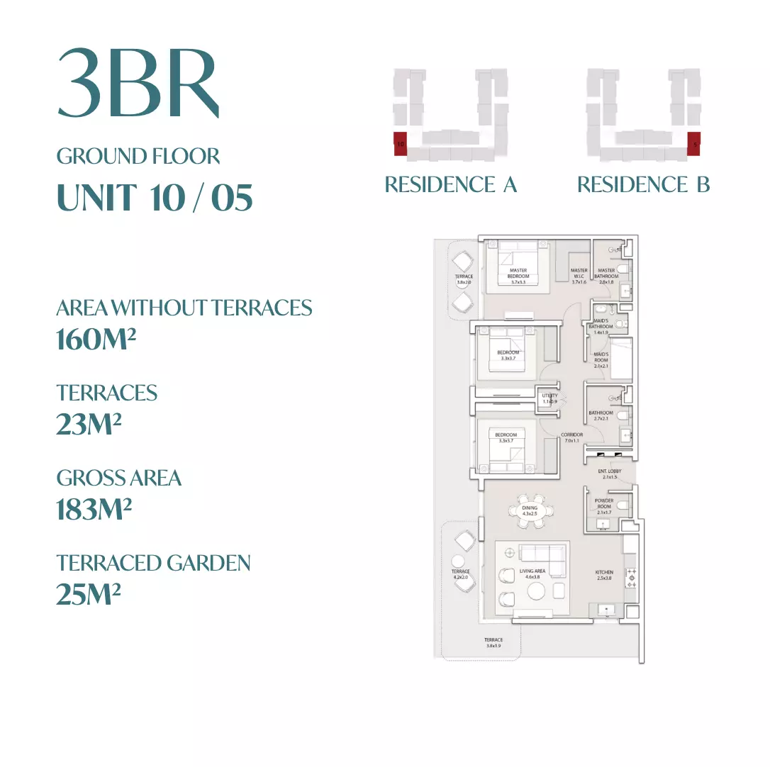 Unit floor plan image