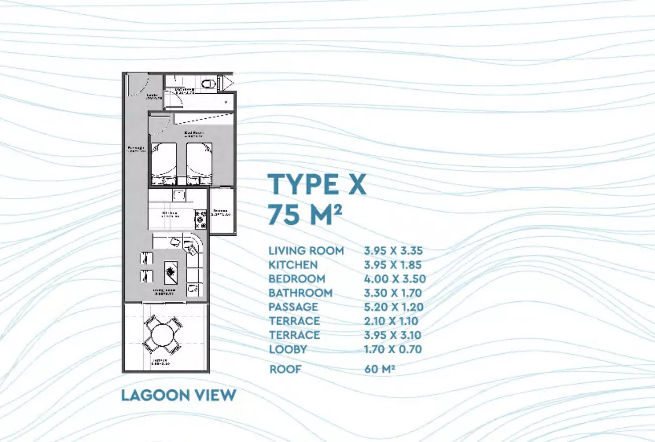 صورة مخطط ارضية الوحدة