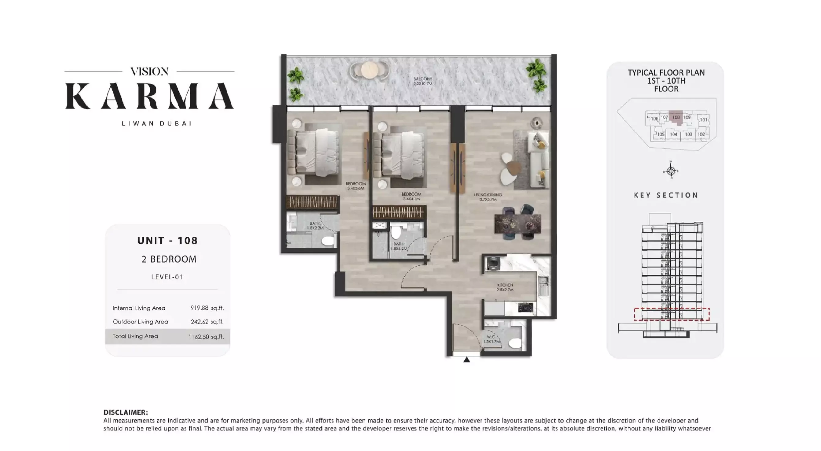 Unit floor plan image