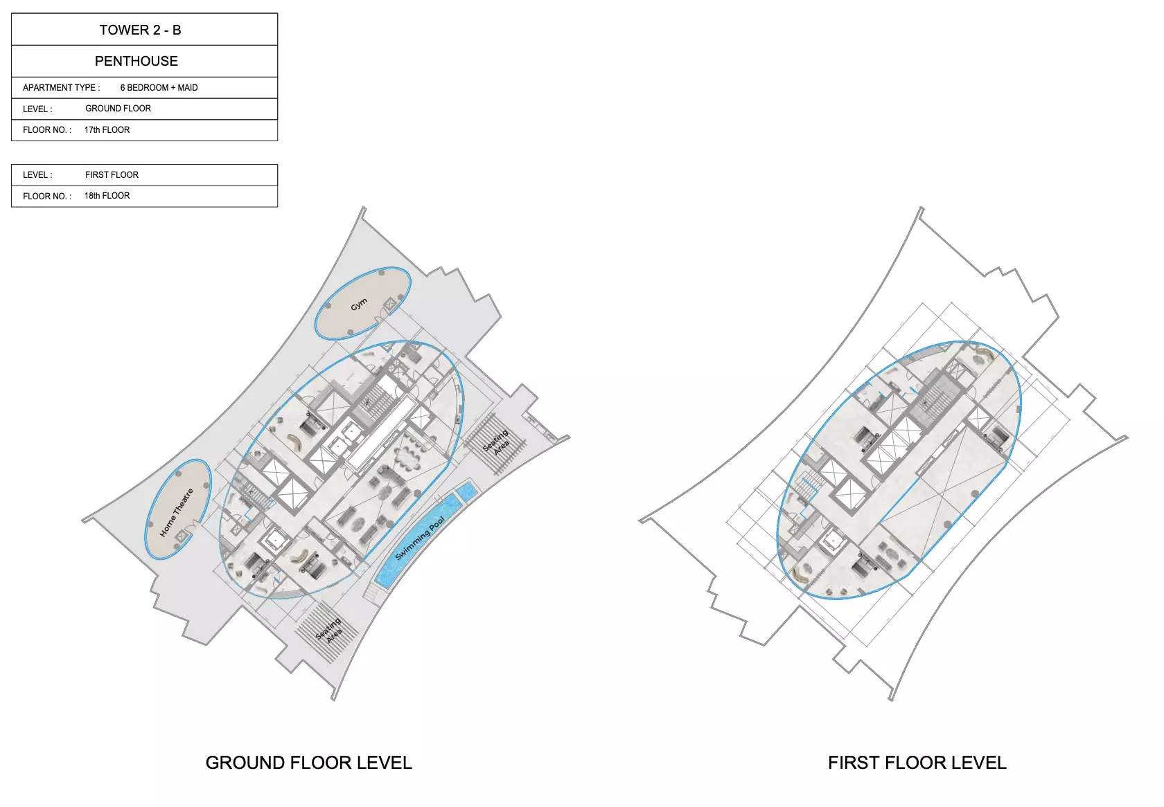 Orchid Towers Phase 1 - Type 2-Tower B Floor Plan